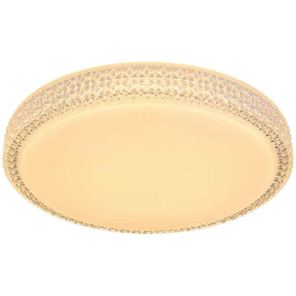 Plafon LAMPA sufitowa OVI 41749-22 Globo okrągła OPRAWA glamour crystal LED 22W 3000K - 6500K kryształki biały - przezroczys