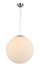 Wisząca lampa jadalniana White Ball nad stół kula biała
