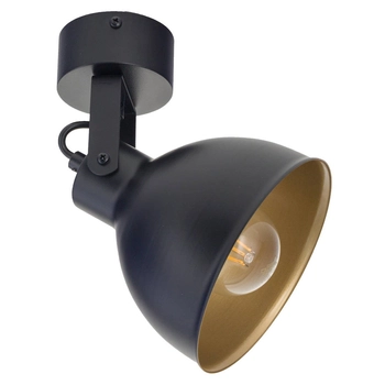 Sufitowy reflektorek regulowany MARS Sigma metalowy czarny