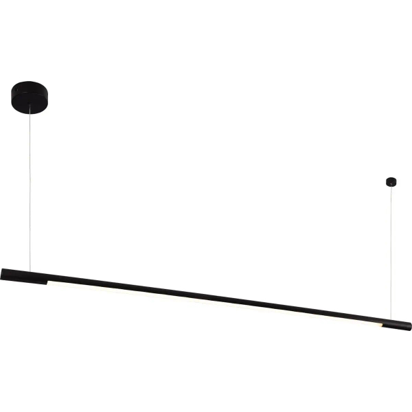 Loftowa LAMPA wisząca HORIZON P0358D Maxlight metalowa OPRAWA listwa LED 26W 3000K zwis czarny