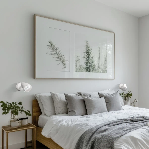 Potrójna natynkowa lampa Dravo LP-9523/3WS WH na belce biały