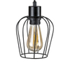 Industrialna LAMPA ścienna FABIAN 5244 Rabalux druciany kinkiet do salonu czarny