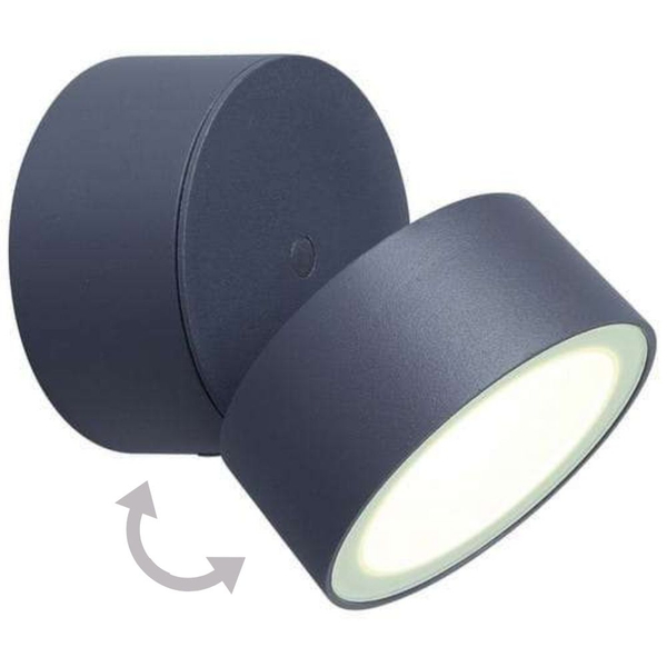 Regulowany kinkiet TRUMPET 5626001118  LED 11W 4000K zewnętrzny IP54 szary