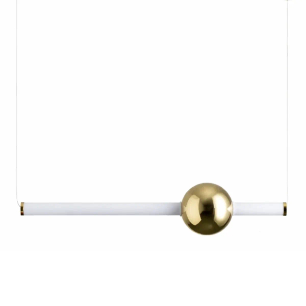 Lampa wisząca nowoczesna O-LINE ST-1688S złoty połysk metalowa LED 12W 3000K do jadalni