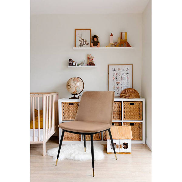 Krzesło salonowe Diego KH1201100122.32 King Home khaki beżowe
