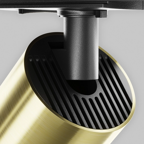 Lampa 1-fazowa do szynoprzewodu Focus TR021-1-12W3K-W-BBS LED 12W 3000K sopel mosiądz