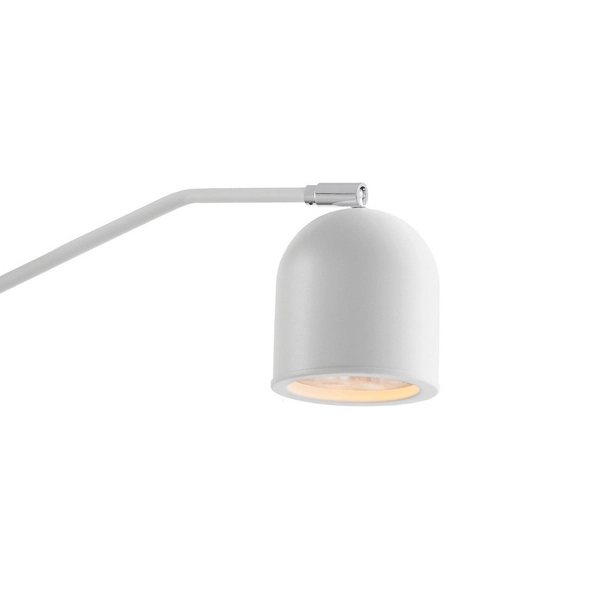 LAMPA ścienna PURO 20813101 Kaspa regulowana OPRAWA metalowa na wysięgniku reflektorek biały