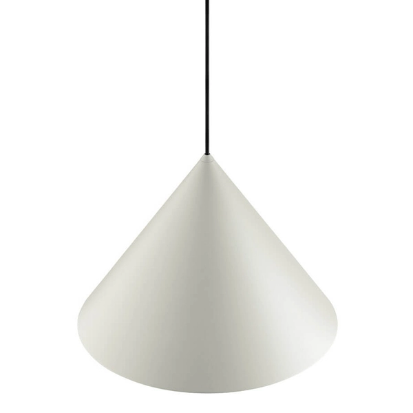 Zwisowa lampa z kloszem Zenith 10878 Nowodvorski nad stół jedwabisty szary