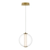 Wisząca lampa Atomo QN-ATOMO-1P-BG LED 9W 3000K szklana kula złoty