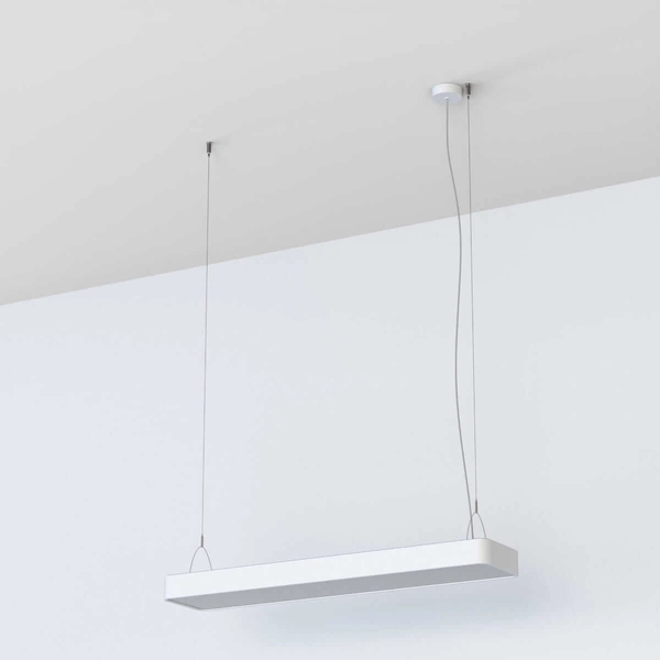 Lampa wisząca nad wyspę Soft 7545 Nowodvorski LED 16W 3000K metalowa biała