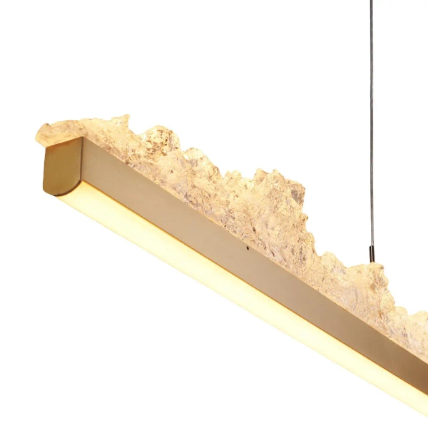 Wisząca lampa nad wyspę MONTANA ST-6490P/L LED 19W 3000K do jadalni złota