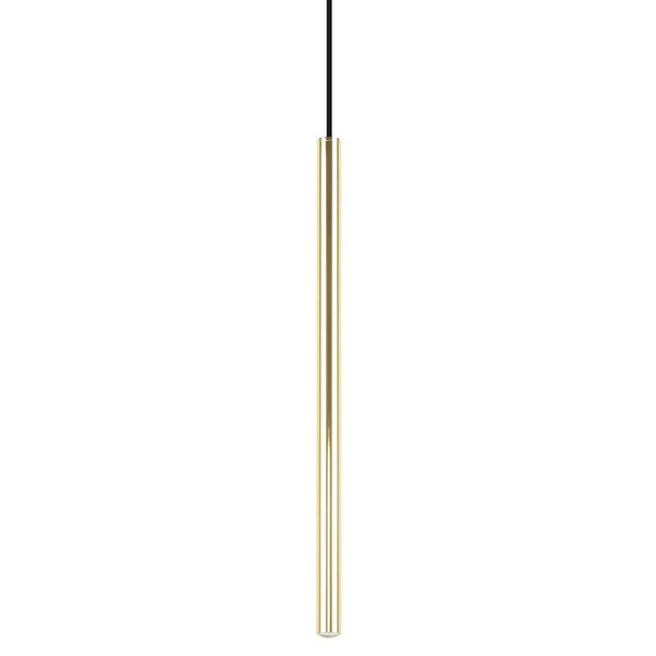 Lampa wisząca rurka Nova A8187S Zumaline salonowa metalowa złoty