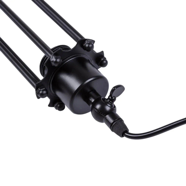 Lampa wisząca loft RETRO KRH-E27 metalowa vintage zwis czarny