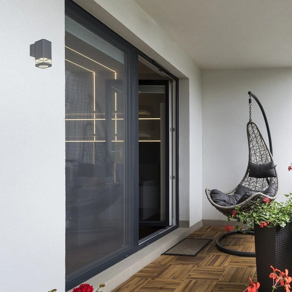 Elewacyjna LAMPA ogrodowa SINTRA 7957 Rabalux zewnętrzna OPRAWA ścienna outdoor IP44 szara