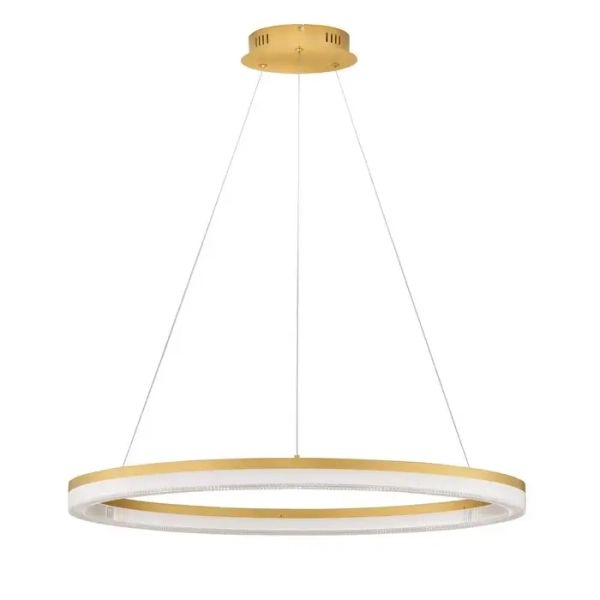 Pierścieniowa lampa wisząca LANTELVO LE45392 LED 41W 2700-4000K złota