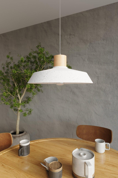 LAMPA wisząca SL.0282 okrągła OPRAWA betonowy zwis skandynawski beton OUTLET