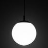 Lampa wisząca nad wyspę Esme 5670 bubble zwis ball biała czarna