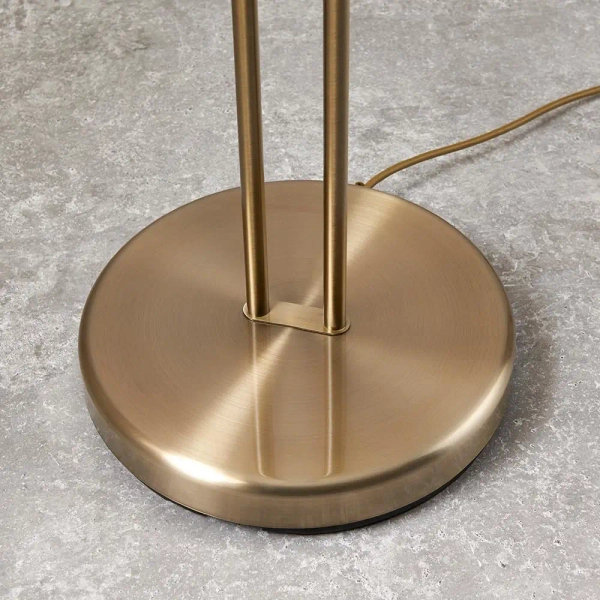 Podłogowa lampa do salonu Monaco MONACO-AN regulowana mosiądz