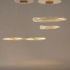 Żyrandol glamour Krone P097PL-L36BS3K LED 36W 3000K crystals mosiądz