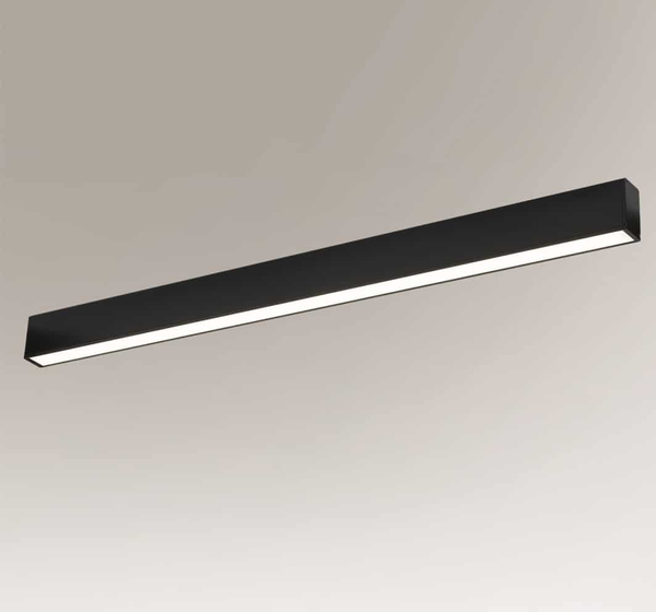 Plafoniera LAMPA sufitowa NUMATA 8658 Shilo metalowa OPRAWA liniowa LED 16W 3000K listwa czarna
