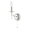 Pałacowy kinkiet ścienny Marble MAR0738-EH Dar Lighting świecznikowy srebrny
