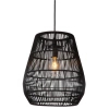 Lampa wisząca ekologiczna NERIDA 03844/01/30 IP44 do salonu czarny