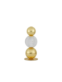 Stołowa lampa stojąca Ponce balls LED 4W 3200K z kryształkami złota