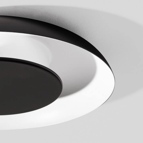 Lampa sufitowa okrągła CAPINOTA LE44800 LED 24W 2700-4000K czarny biały