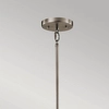 Regulowana lampa wisząca Silver Coral KL-SILVER-CORAL-MP Kichler tuba srebrny
