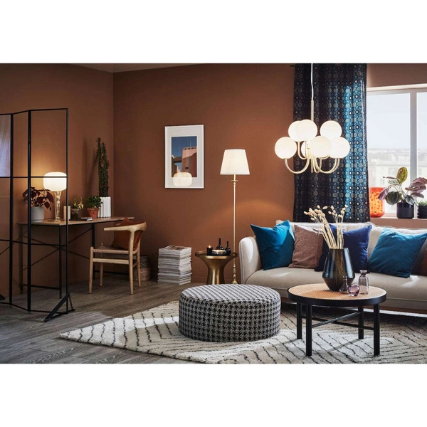 LAMPA wisząca BIANCO 107994 Markslojd szklana OPRAWA molekuły ZWIS kule balls białe złote