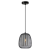 Wisząca lampa Amiria PND-28612-BK-SG Italux druciana zwis do jadalni czarna