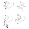Lampa elewacyjna z czujnikiem TESA 324054 LED 10W 4000K IP54 czarny biały