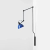 Lampa ścienna regulowana AIDA 1141C3_25 do salonu czarna kobaltowa