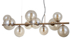 Wisząca lampa Canello PND-406007-10-HBR stylowa mosiężna