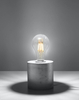 Betonowa LAMPA stołowa SALGADO SL.0680 biurkowa LAMPKA stojąca szara