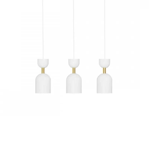 Lampa wisząca tuby SUPURU SUL331P0 złota biała 3xGU10 do kuchni