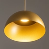 Kopułowa lampa wisząca Hemisphere Super 10616 Nowodvorski do salonu złota