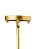 Regulowany zwis Modern orchid ST-1232-6 GOLD Step molekuły złota szara