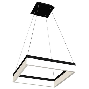 LAMPA wisząca NERO ML081 Milagro geometryczna OPRAWA kwadratowa LED 32W 4000K zwis czarna biała