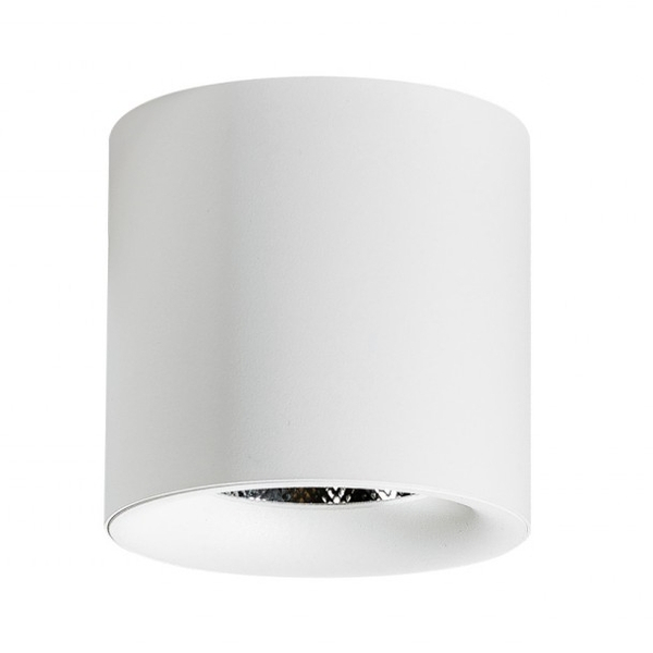 Pokojowa lampa sufitowa Mane biała tuba LED 10W nowoczesna