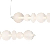 Wisząca lampa do sypialni DAPHNE ML0864 LED 40W 3000K biała złota