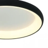 Minimalistyczny plafon do jadalni 2040 LED 32W 3000K okrągły czarny