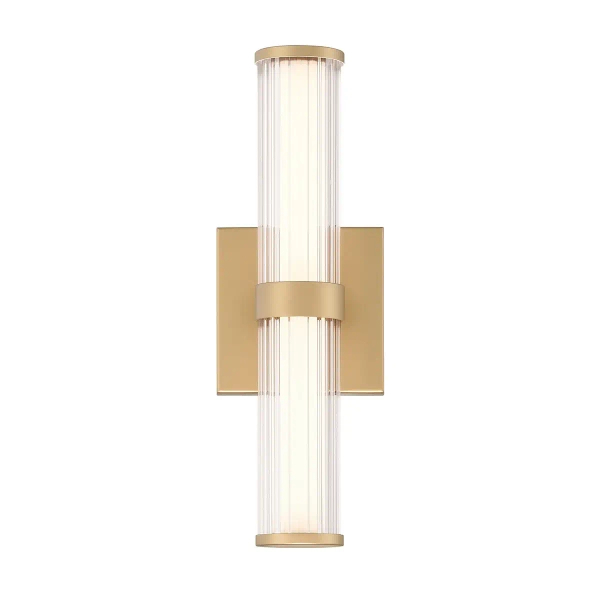 Kinkiet rurka Fayton QN-FAYTON-S-BG LED 14W 3000K IP44 do łazienki złoty
