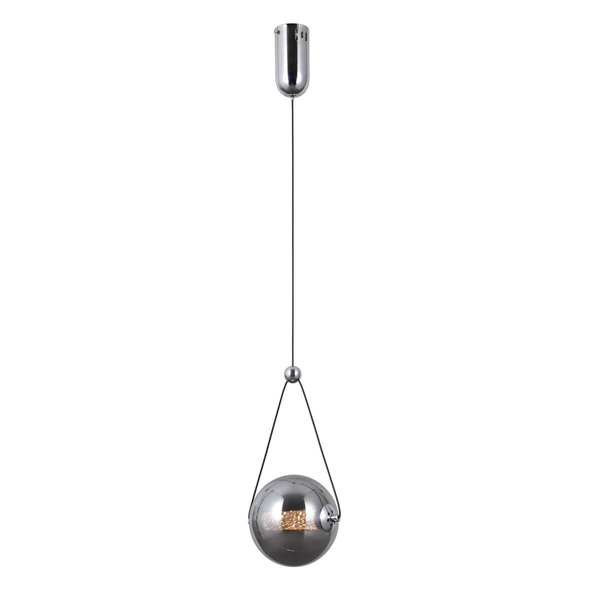 Lampa zawieszana Rastia PND-34361-S-CH-SG Italux LED 6W 3000K dymiona chrom