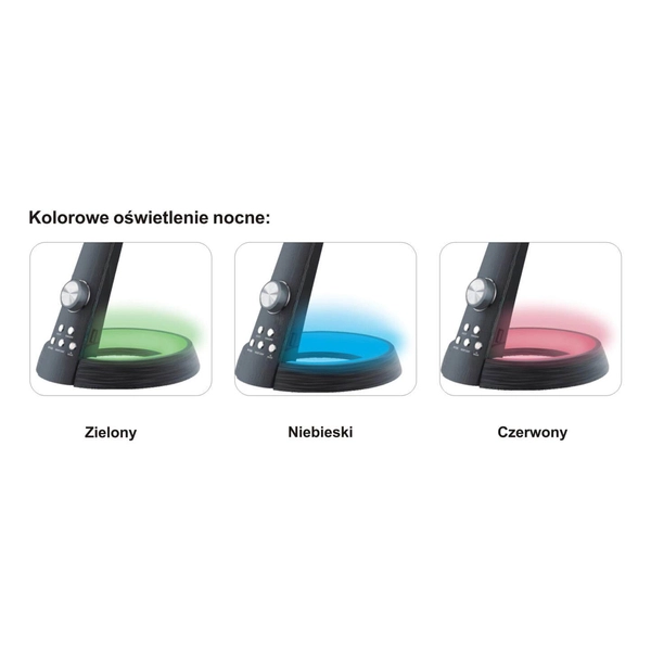 Nowoczesna lampa stojąca Berkane K-BL1063 LED 8W 5000K na biurko srebrna