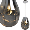 LAMPA wisząca KIMBERLY 316271 Polux szklana OPRAWA loftowy zwis chrom