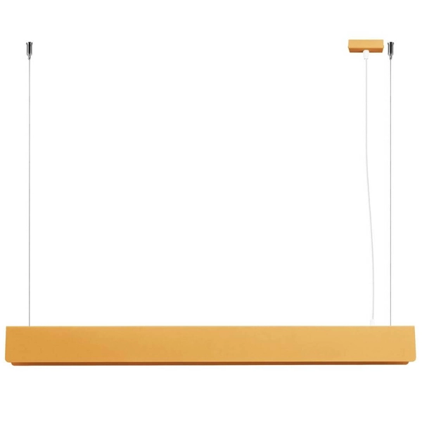 Lampa zwis nad wyspę Spark SL.1396 prostokątna do jadalni złota