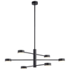 Sufitowa LAMPA regulowana ORBIT 7946 Nowodvorski industrialne molekuły sticks do jadalni czarne
