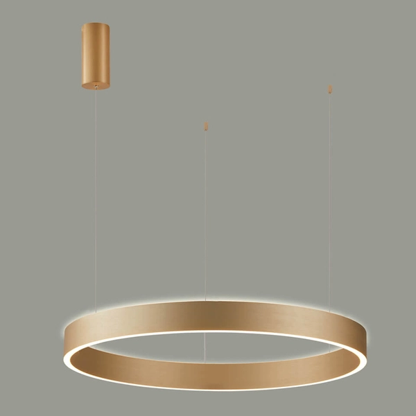 Lampa wisząca Brasco PND-56215D-080RPP-GD-3KS4K-TRDIMM Italux LED 80W 3000-4000K złoty