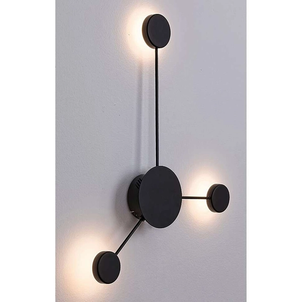 Ścienna LAMPA kinkiet AMADEO 6259 Rabalux metalowa OPRAWA dekoracyjna LED 10,5W 4000K furano czarna